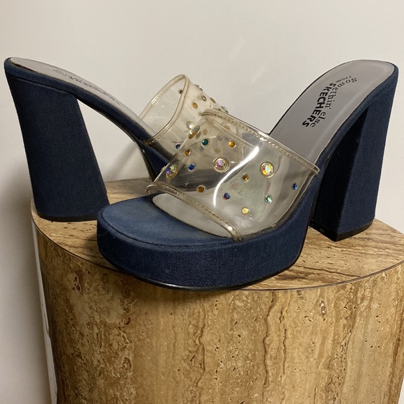 Vintage Y2K 90s Sketchers Disco Heels - Picture 2 of 9